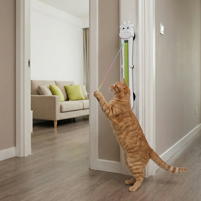 Katzenspielzeug automatisch zur Wandmontage mit Federstab – Ansicht 3