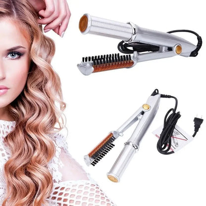 Haarbürste mit Lockenaufsatz