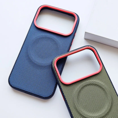 VitaPhone™ ApexLuxe Magnetic Woven Leather & TPU iPhone Case
