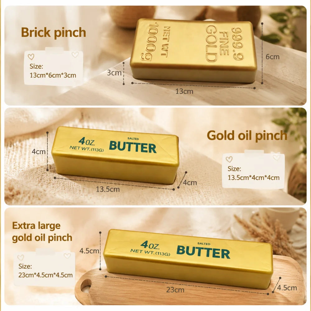 New Butter Stick Fidget Toys Squishy Elastic Cheese Stick Funny Decompression Stress Anxiety Relief Game Squeeze Prank Toy Gift – Ansicht 5