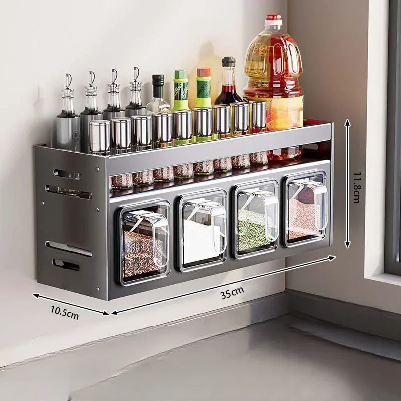 Vital™ SpiceVault No-Drill Wall-Mounted Spice Organizer Set