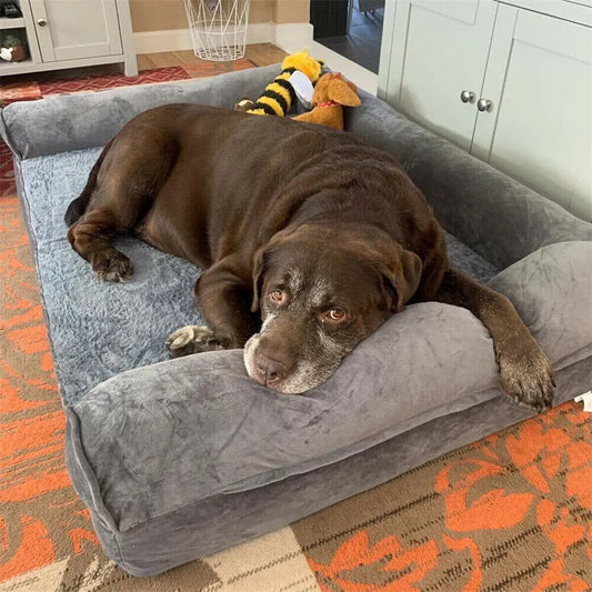 Hundebett orthopädisch extra groß mit abnehmbarem Bezug