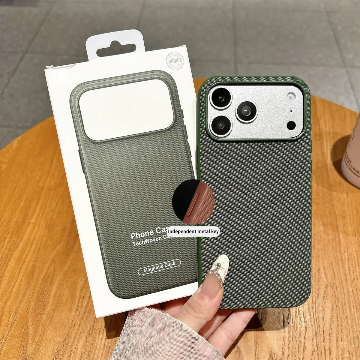 VitaPhone™ ApexWoven MagSafe Magnetic Tech-Armor iPhone Case