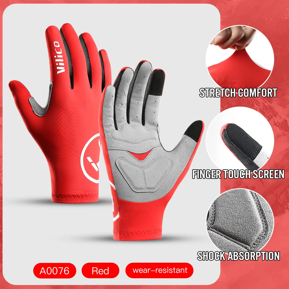 VitaCare™ AeroGrip Full-Finger Touchscreen Cycling Gloves