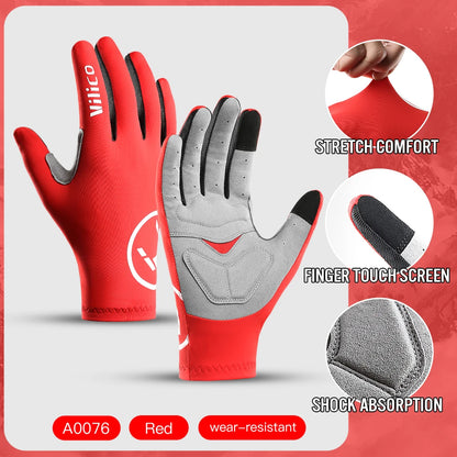 VitaCare™ AeroGrip Full-Finger Touchscreen Cycling Gloves