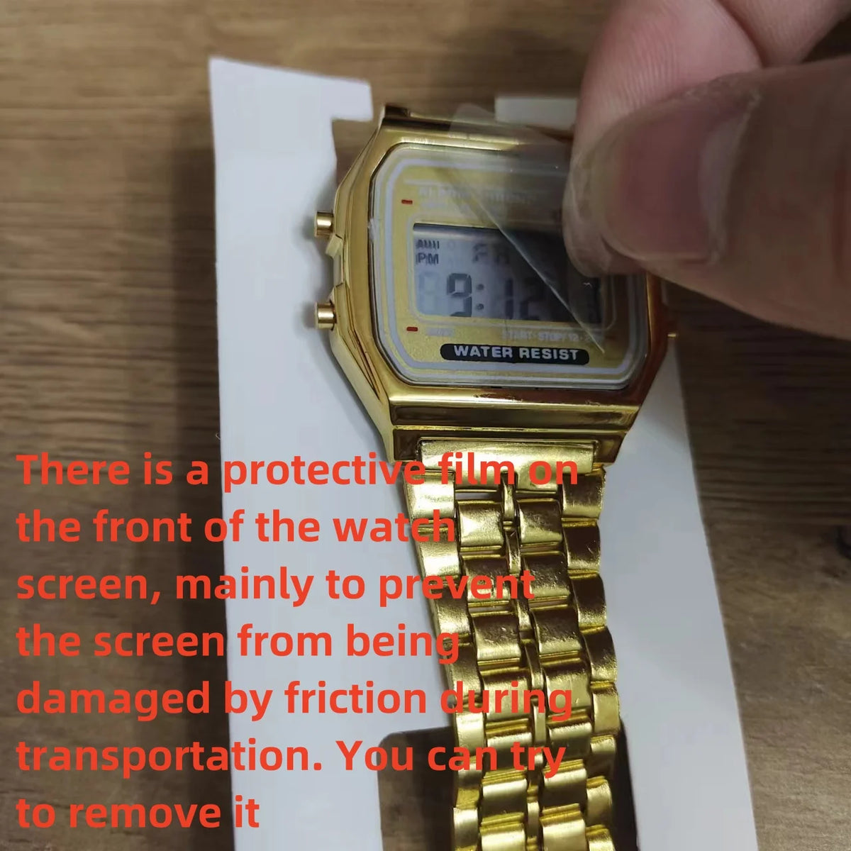 VitaHome™ RetroSteel Digital Multifunction Watch