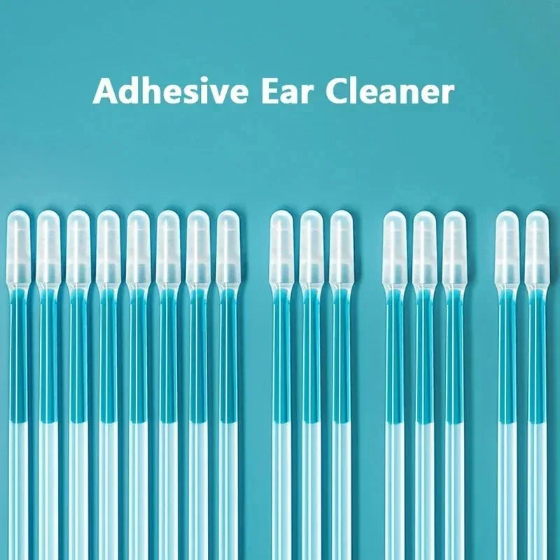 Reusable Gentle Silicone Earwax Removal Sticks (24pcs)