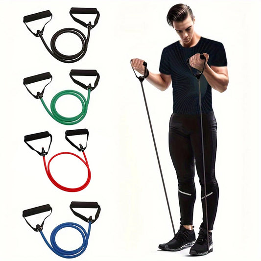 4-Level Resistance Bands with Handles for Home Workouts