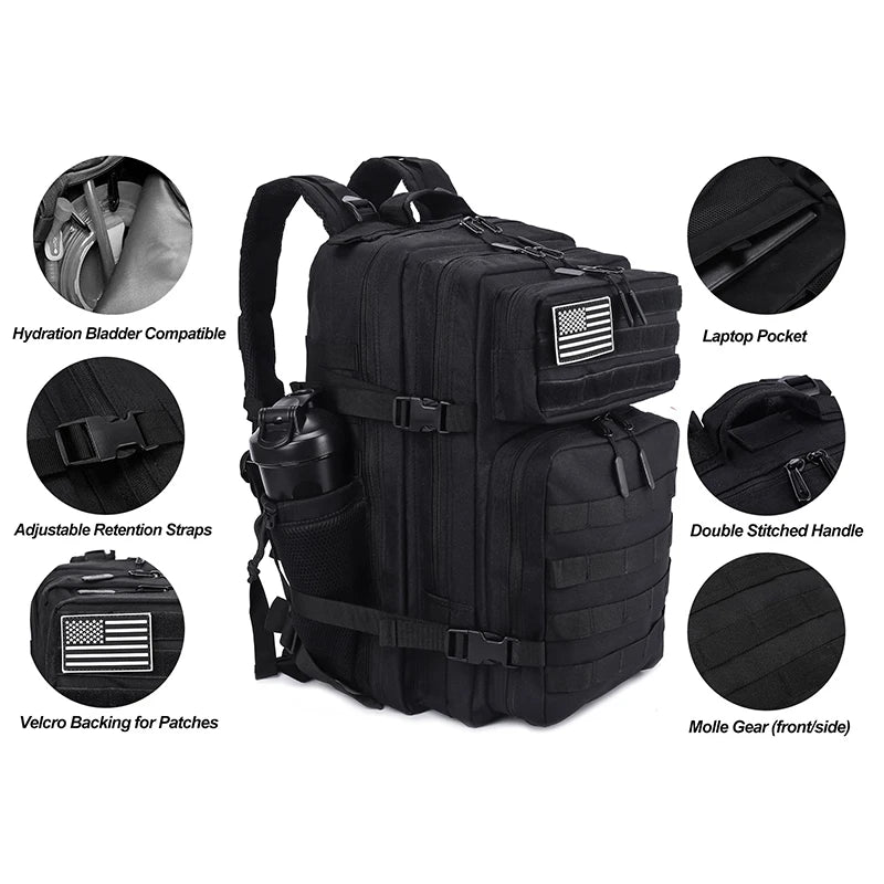 Vital™ TacticalPack 45L Insulated Meal Management Gym Backpack