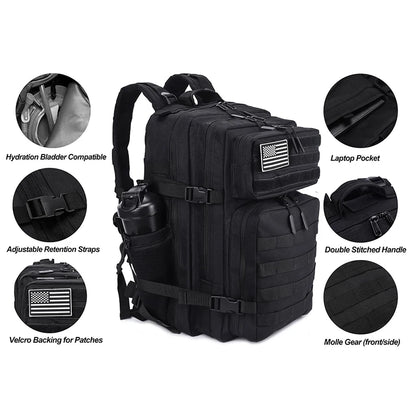 Vital™ TacticalPack 45L Insulated Meal Management Gym Backpack