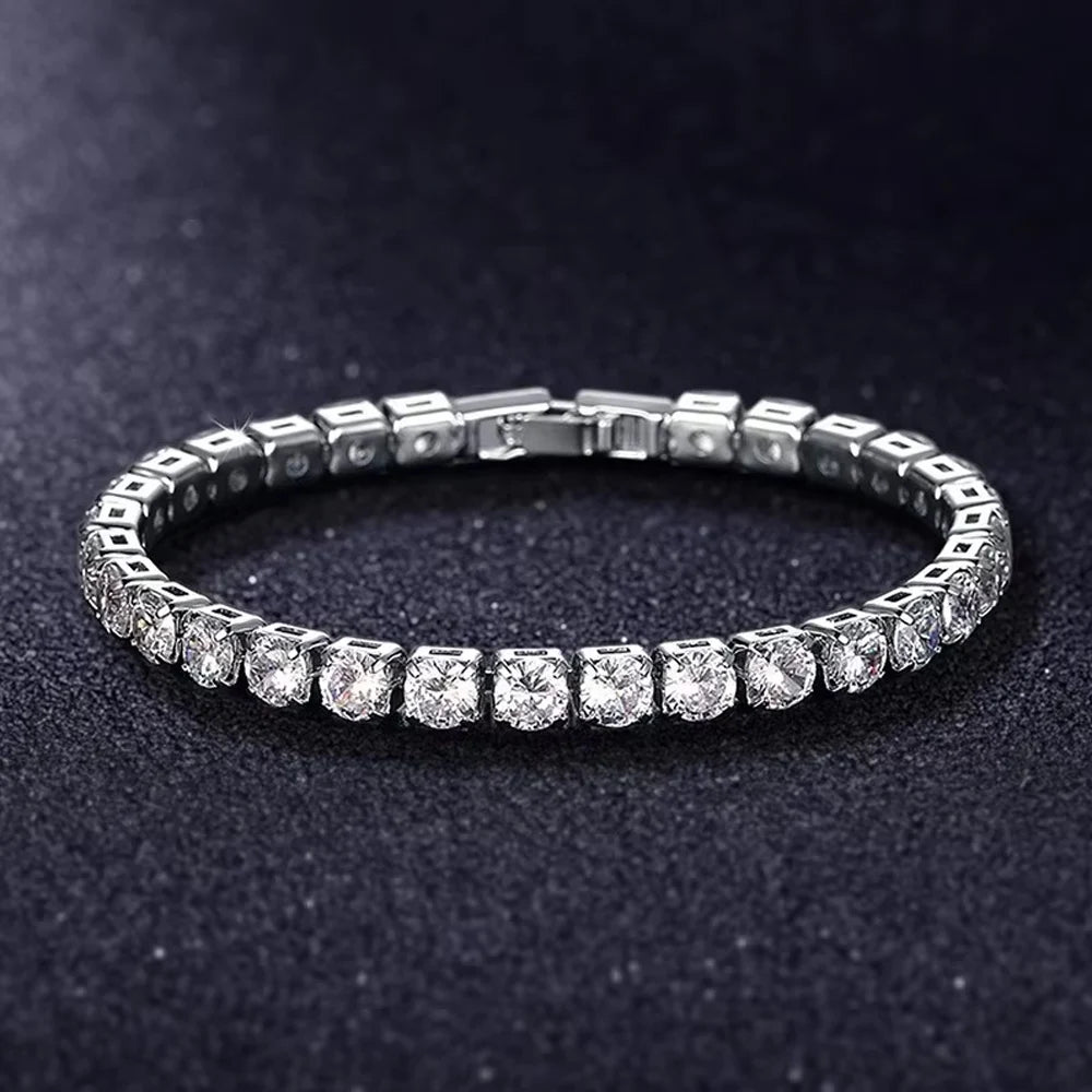 Luxury Gold & Silver Tone Princess Statement Bangle Bracelet