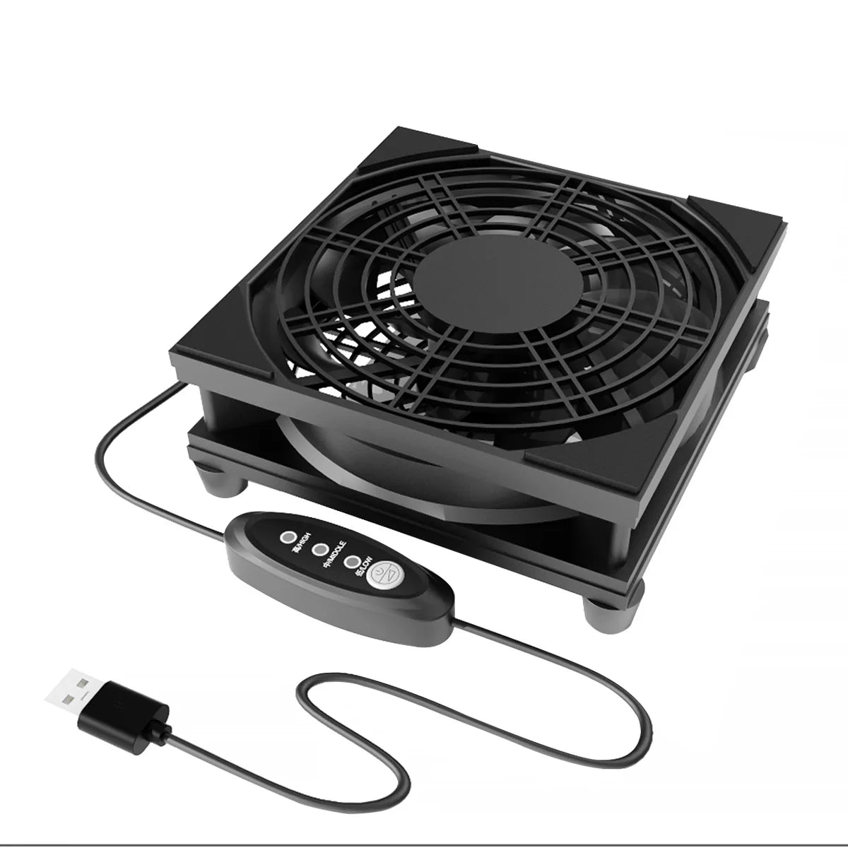 USB-Lüfter für Router mit 3 Drehzahlstufen 5 V – Ansicht 8