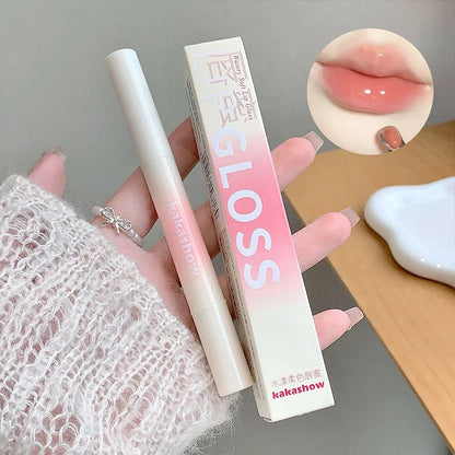 Lipgloss mit Spiegelglanz und Pflegeöl – Ansicht 6