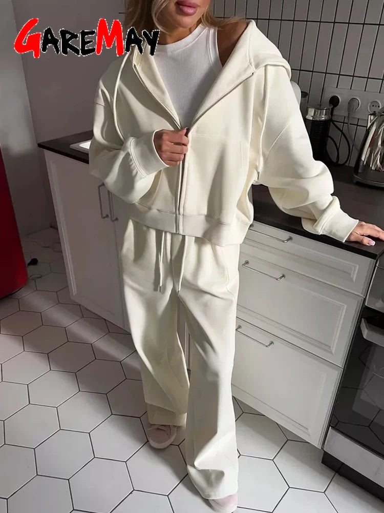 VitaCare™ LuxeFleece Zip Hoodie & Jogger Tracksuit