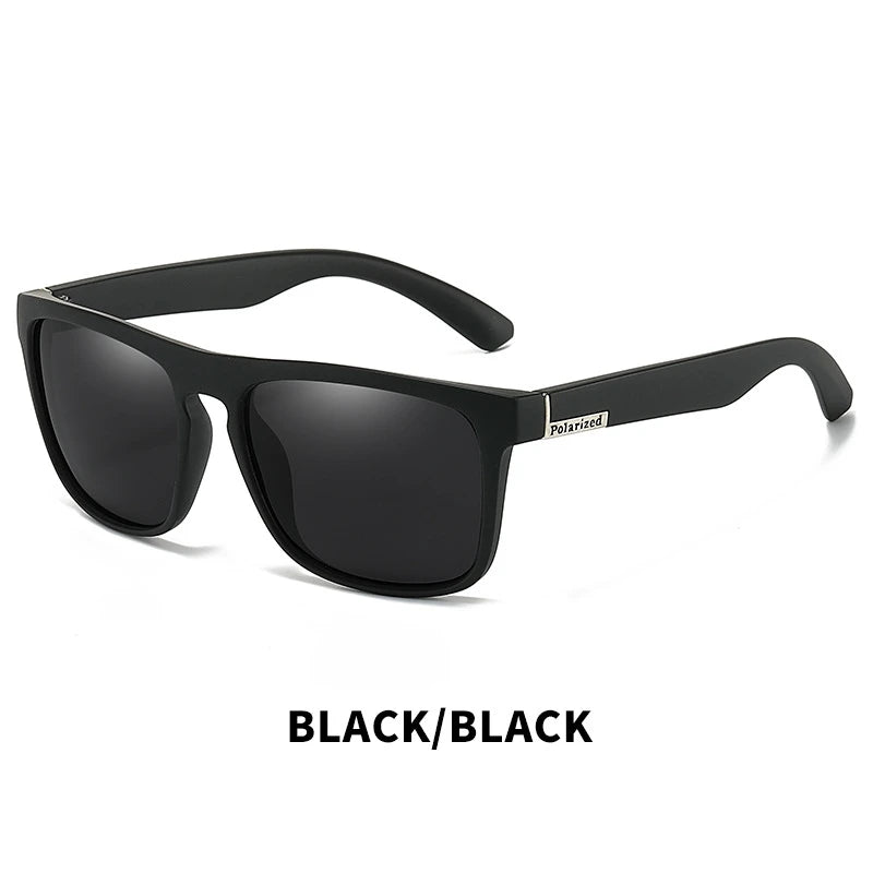 Vita Vintage Square Polarized Driving & Fishing Sunglasses