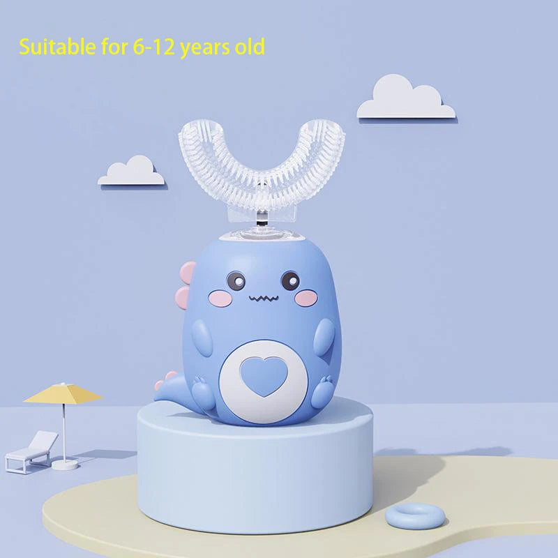 BALASHOV Kids U-Shaped Electric Silicone Sonic Toothbrush