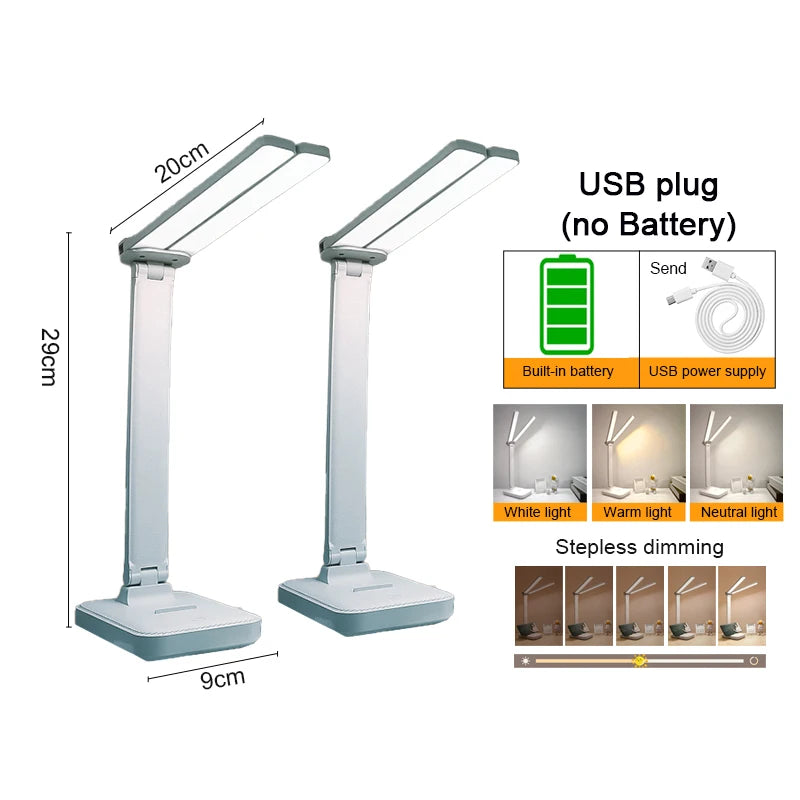 Schreibtischlampe USB dimmbar mit Touch 3 Stufen – Ansicht 11