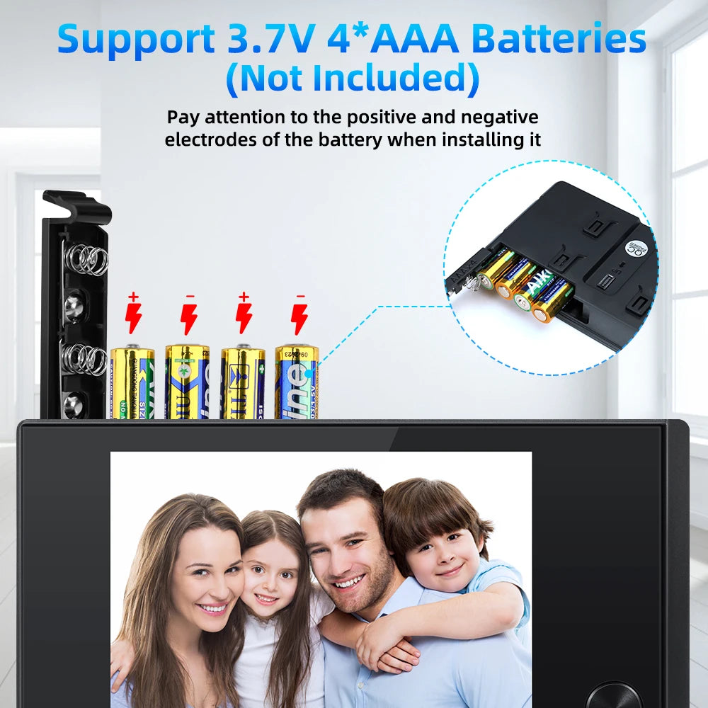 Türspion-Kamera mit 3,5-Zoll-Display und 120-Grad-Sicht – Ansicht 5
