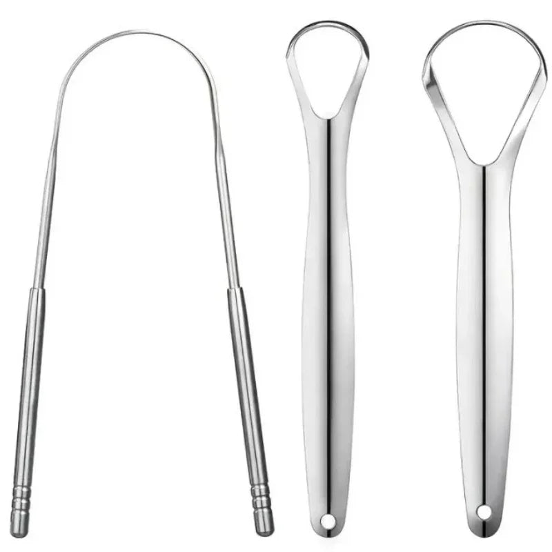 VitaCare™ PureBreath Medical-Grade Stainless Steel Tongue Scraper