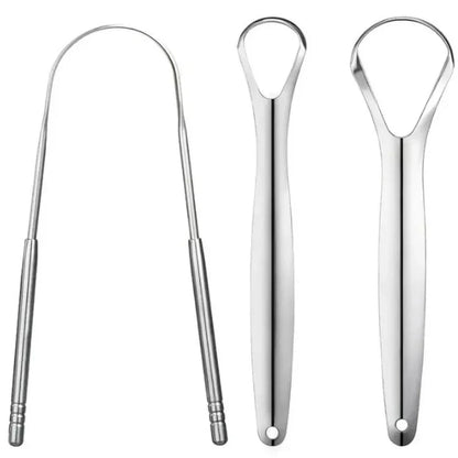 VitaCare™ PureBreath Medical-Grade Stainless Steel Tongue Scraper