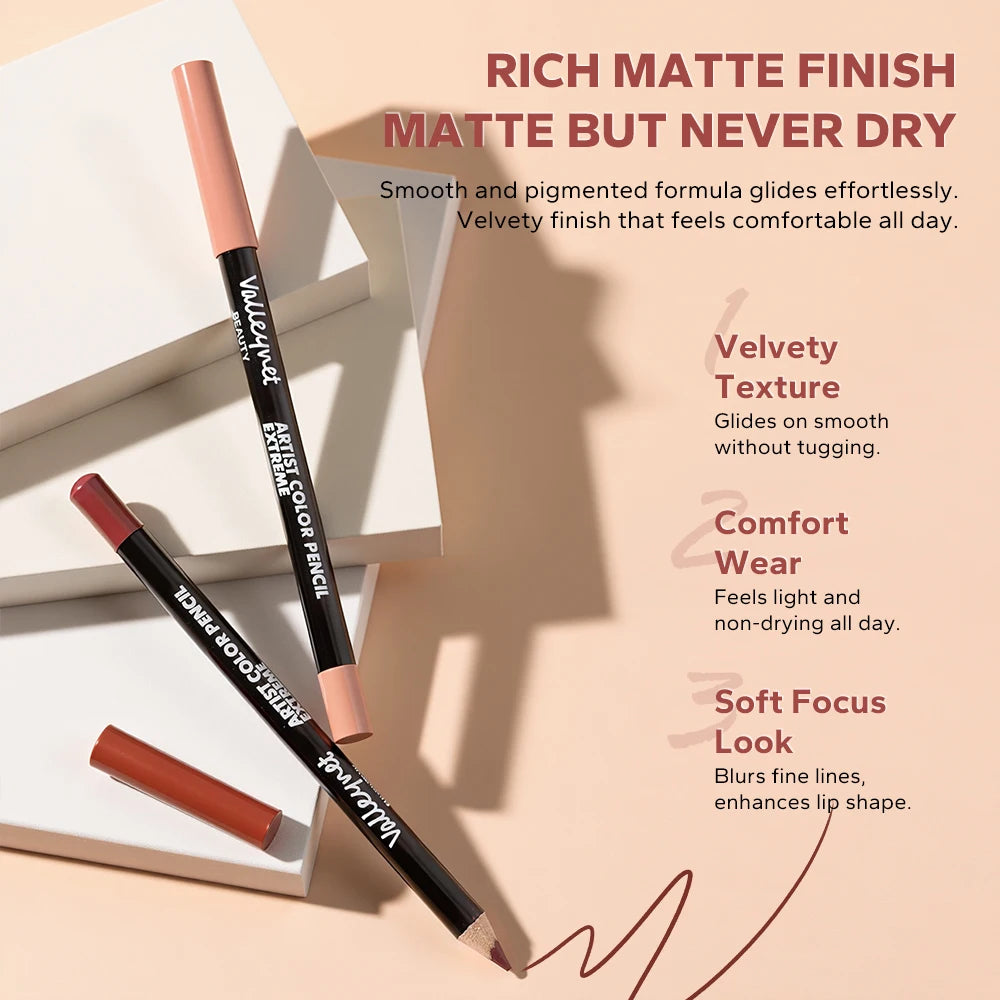 Vital™ Lippenstift wasserdicht matt 4er-Set – Ansicht 5