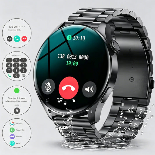 Smartwatch mit Bluetooth-Anruf für Damen und Herren