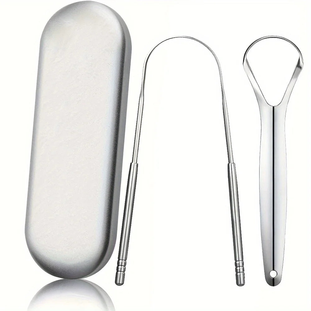 VitaCare™ PureZen Stainless Steel Tongue Cleaner (1 & 3 Pack)
