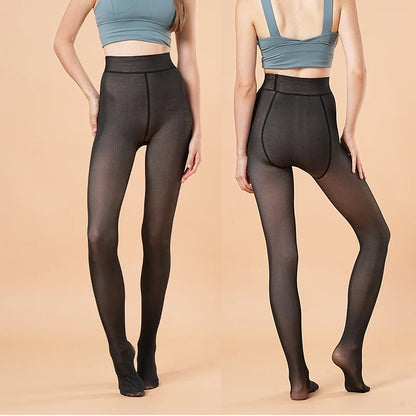 VitaCare™ VelvetGlow Thermal Fake Translucent Tights