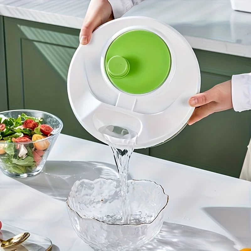 Salatschleuder manuell mit Sieb – Ansicht 2