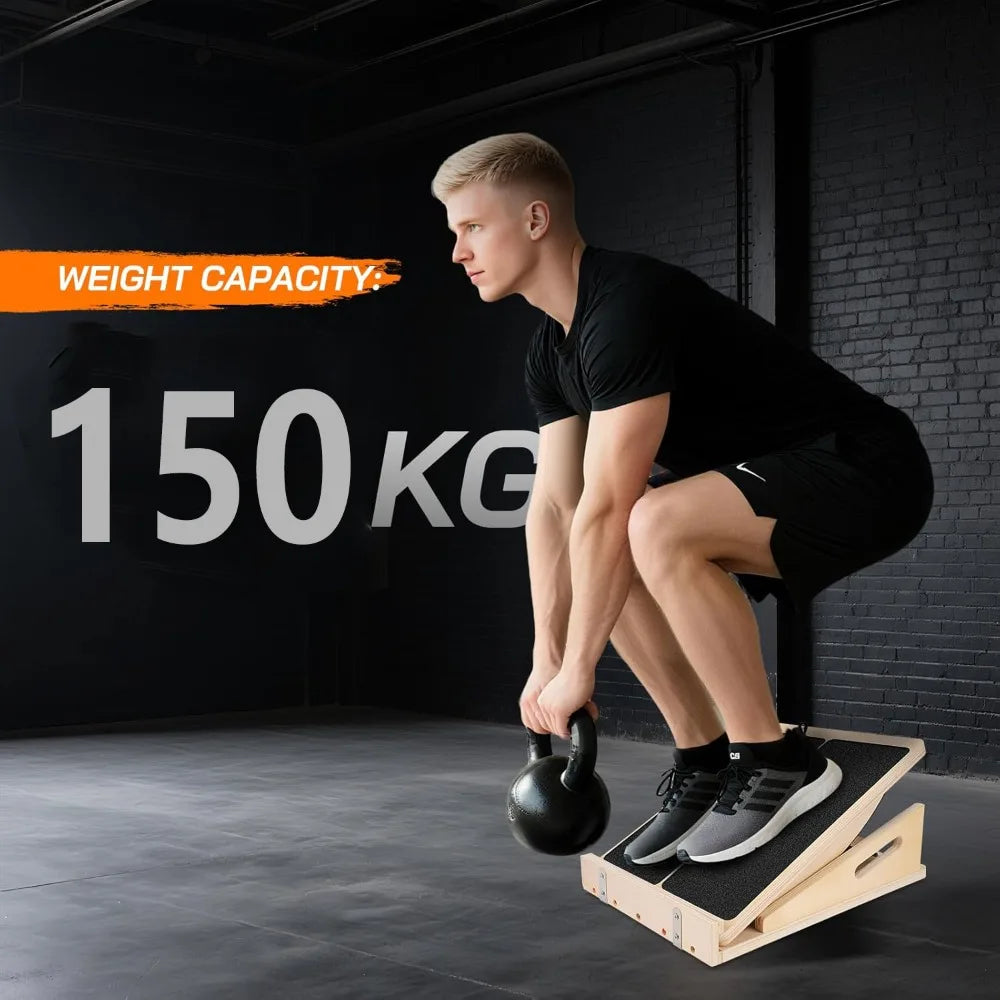 Balance-Board aus Holz 2-in-1 mit 4 Neigungsstufen – Ansicht 4