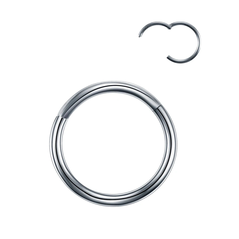 Vital™ Surgical Steel Hinged Segment Nose Hoop & Septum Clicker