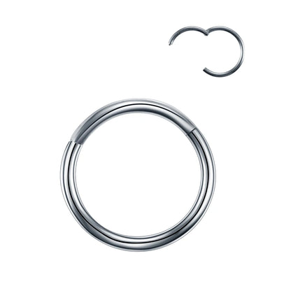 Vital™ Surgical Steel Hinged Segment Nose Hoop & Septum Clicker