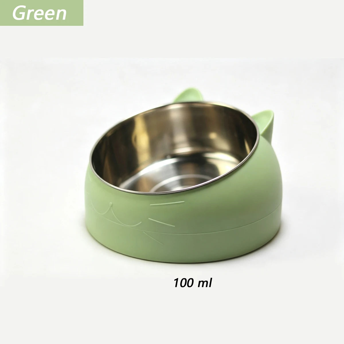 Stainless Steel Neck Guard Cat Bowl Pet Food Elevated Accessories Kitten Cats Articles Products Supplies Feeders Drinker Pets – Ansicht 11