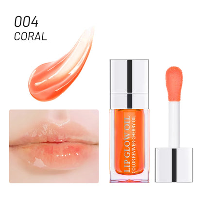 Vital™ Crystal Jelly Moisturizing Lip Oil & Plumping Gloss | Hydrating Tinted Lip Glow
