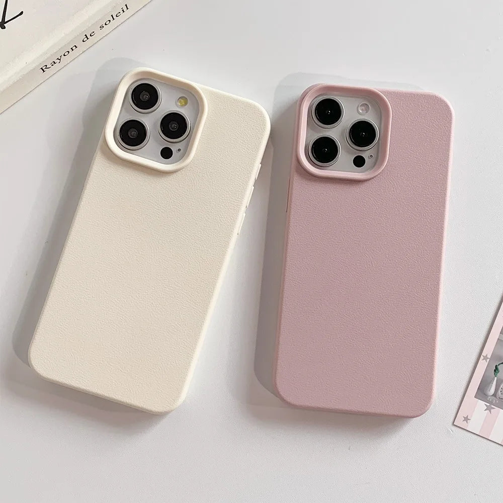 VitaHome™ ClassicLeather Shockproof Soft-TPU iPhone Case