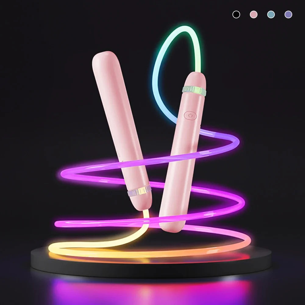 Springseil leuchtend mit LED und USB 280 cm – Ansicht 3