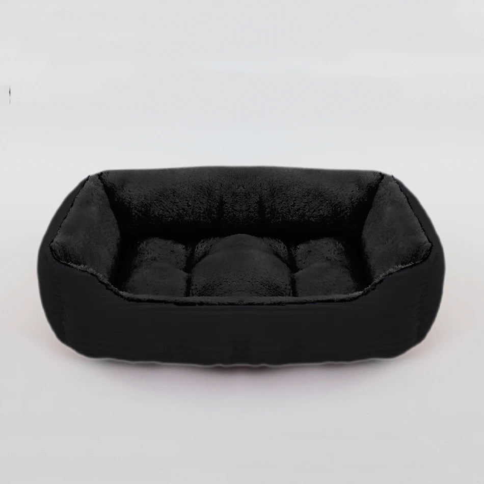 Hundebett aus Plüsch eckig – Ansicht 7