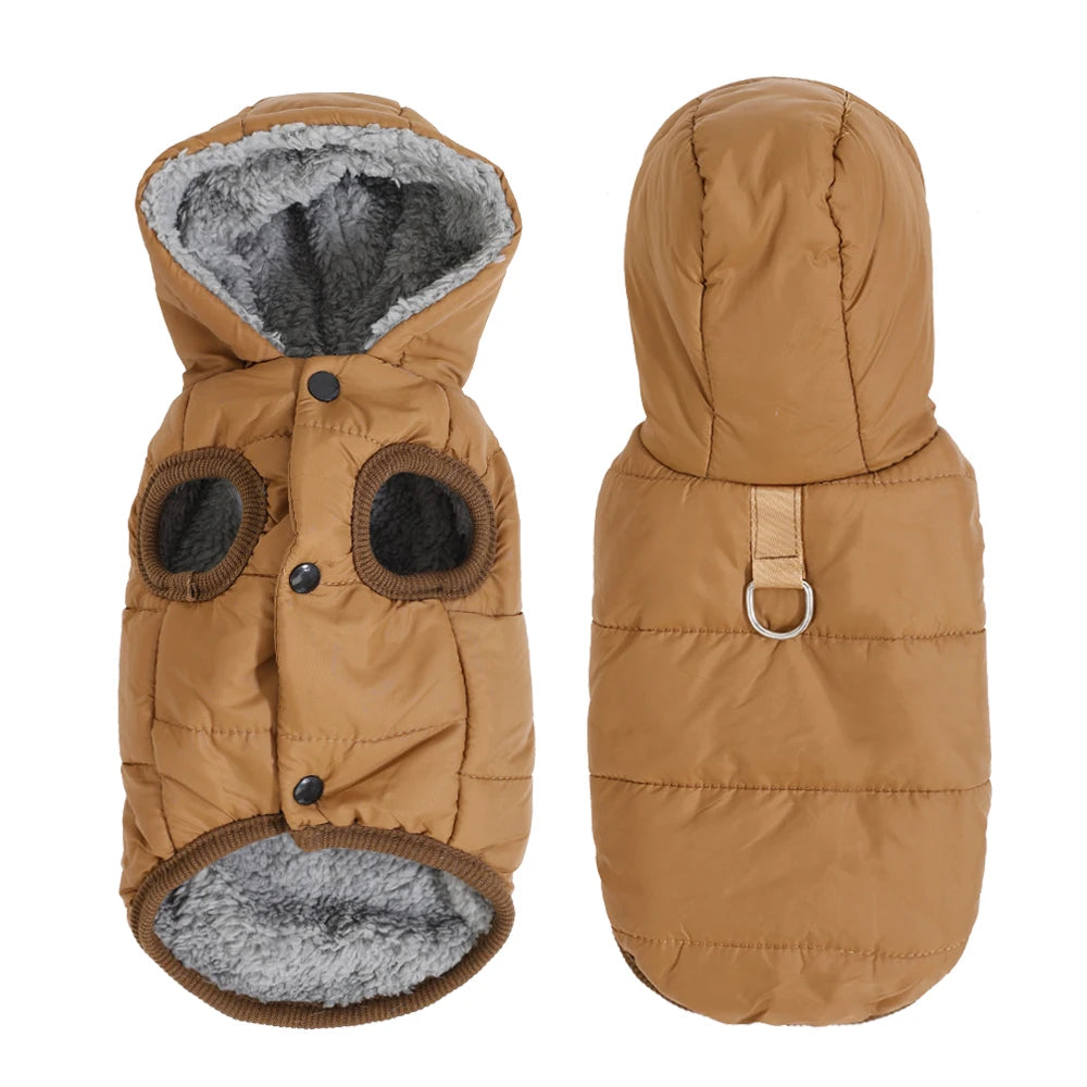 VitaCare™ SnugParka Fleece Dog Hoodie with D-Ring