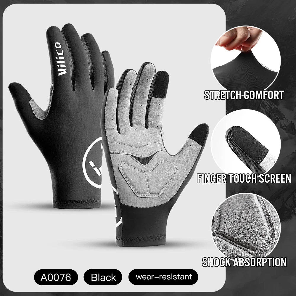 VitaCare™ AeroGrip Full-Finger Touchscreen Cycling Gloves