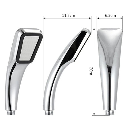 300 Holes High Pressure Rainfall Shower Head Water Saving 3 Color Chrome Black White Sprayer Nozzle Bathroom Accessories – Ansicht 6