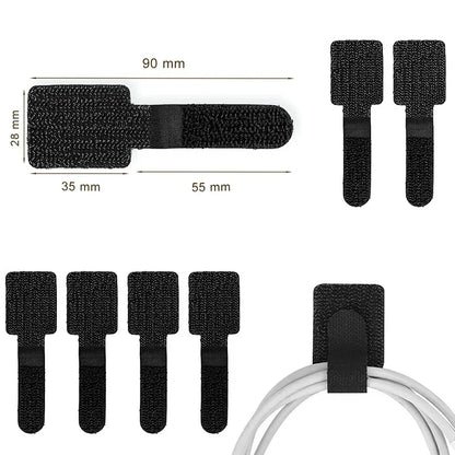 VitaHome™ CordLock Pro Reusable Self-Adhesive Cable Management Straps (20 PCS)