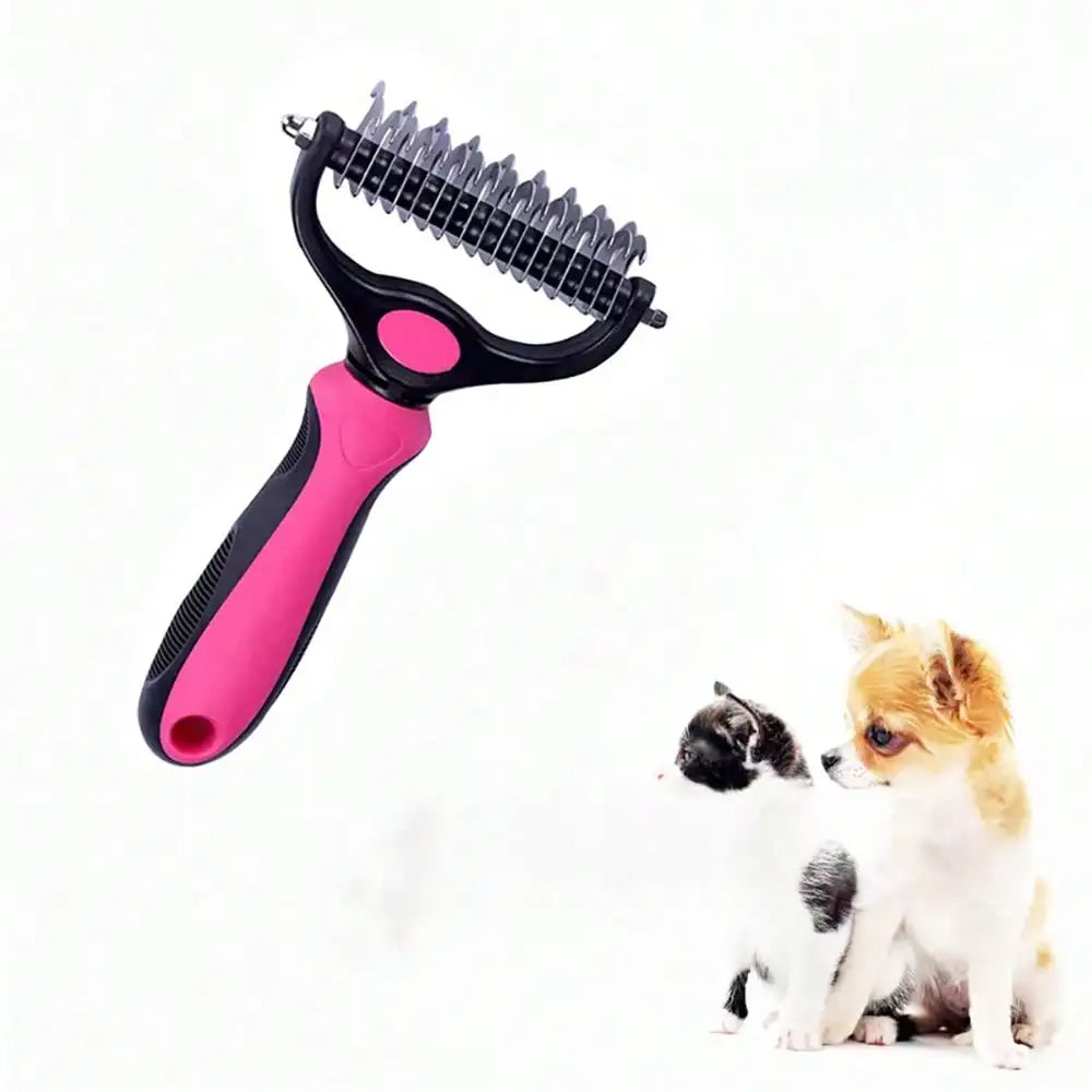 Professional Double-Sided Pet Detangling & Grooming Comb