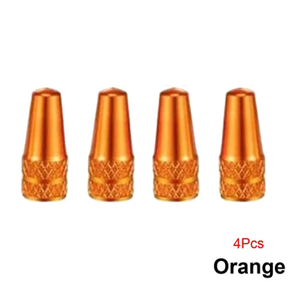 4PCS Aluminum Alloy Presta Valve Caps For Road MTB Track Racing Bike Tires French Valve Wheel Tube Covers – Ansicht 6