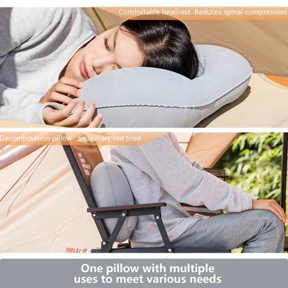 Vital™ Ultralight Camping Inflatable Pillow | Ergonomic Travel & Hiking Air Pillow