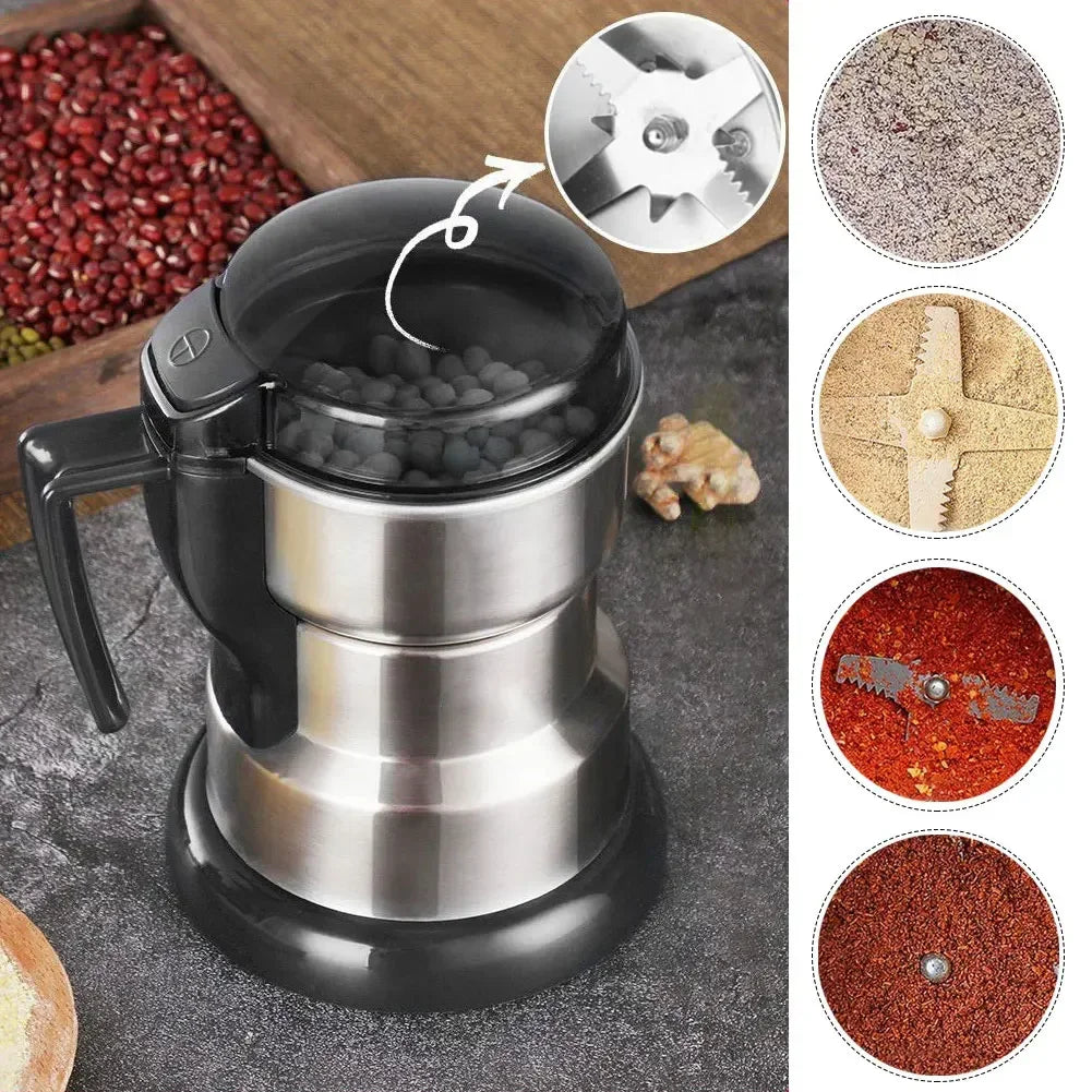 Kaffeemühle elektrisch für Bohnen, Nüsse und Gewürze – Ansicht 2