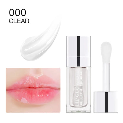 Vital™ Crystal Jelly Moisturizing Lip Oil & Plumping Gloss | Hydrating Tinted Lip Glow