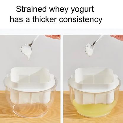 VitaHome™ PurePress Transparent Fridge Yogurt & Cheese Press – Ansicht 4