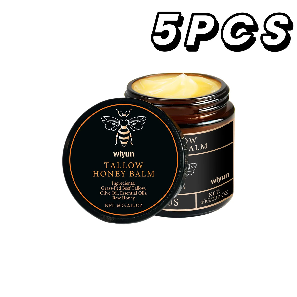 Tallow Honey Cream Glow Hydrating Skin Improve Elasticity Soft Bleaching Improve Dullness Firming Face Body Moisturizer Lotion – Ansicht 11