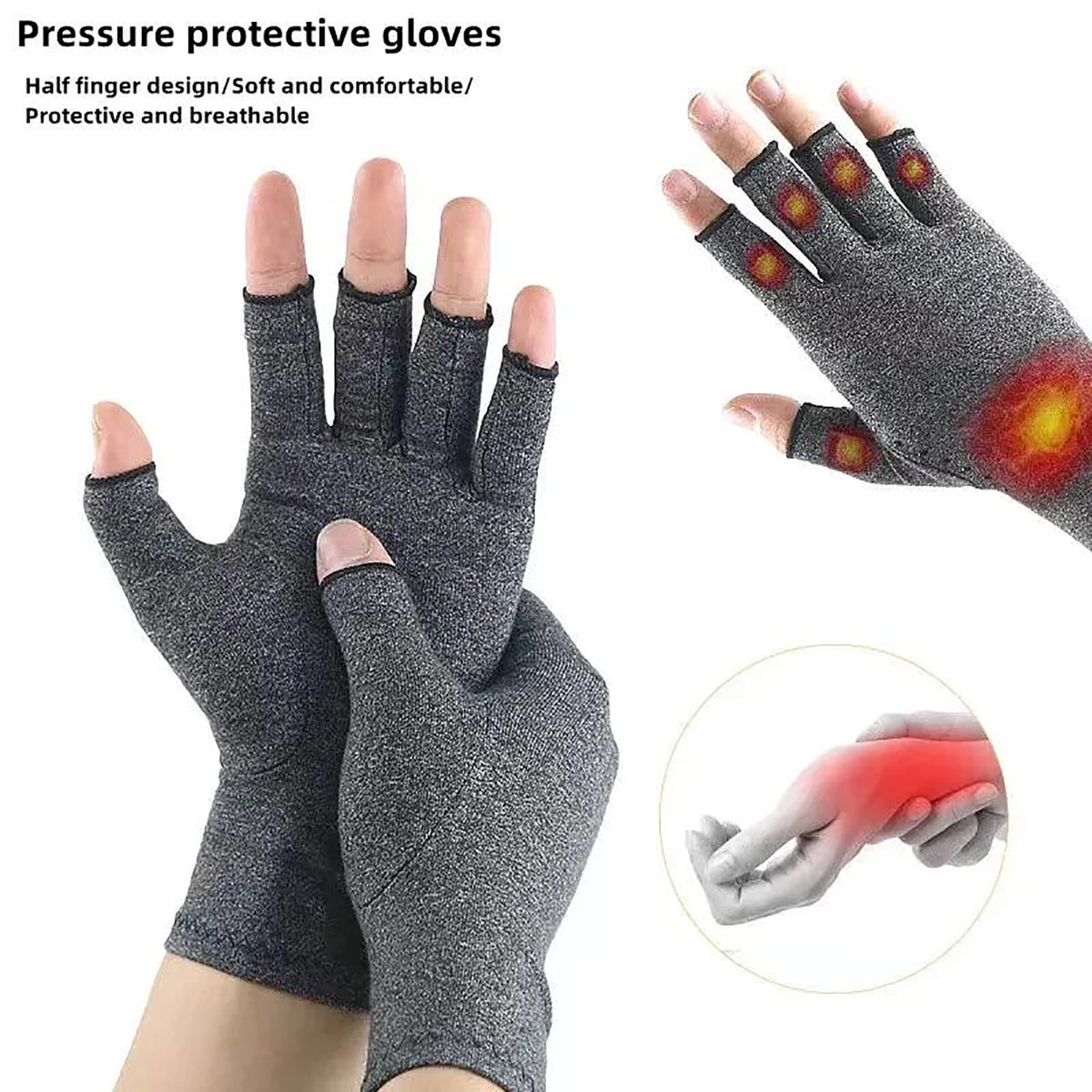 VitaCare™ FlexJoint Copper-Infused Arthritis Compression Gloves