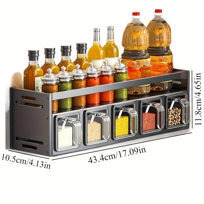 Vital™ SpiceVault No-Drill Wall-Mounted Spice Organizer Set